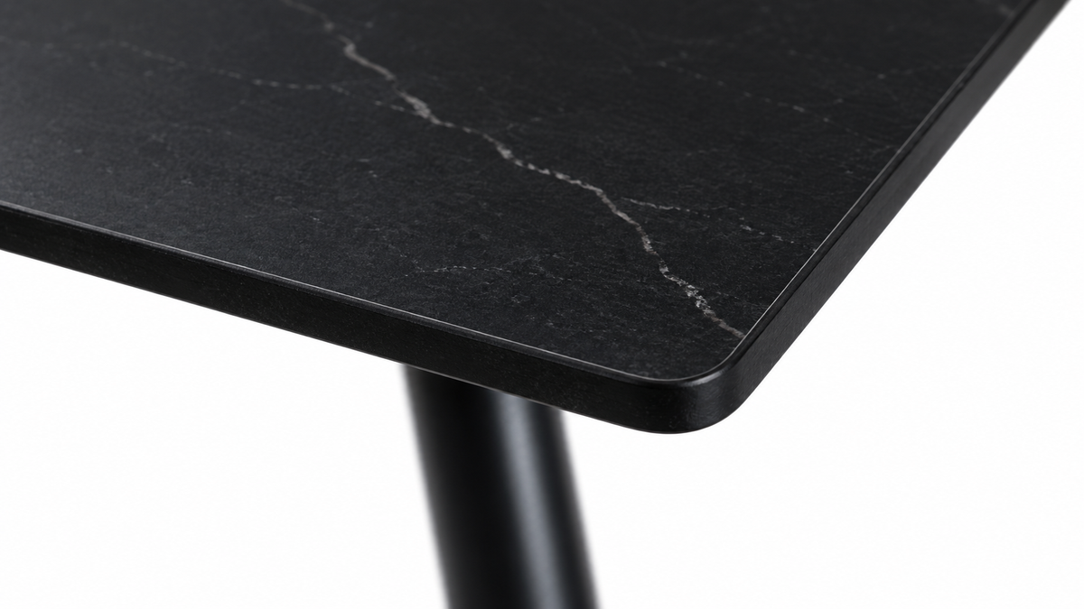Detailfoto van Eettafel CERAMON 140 Zwart