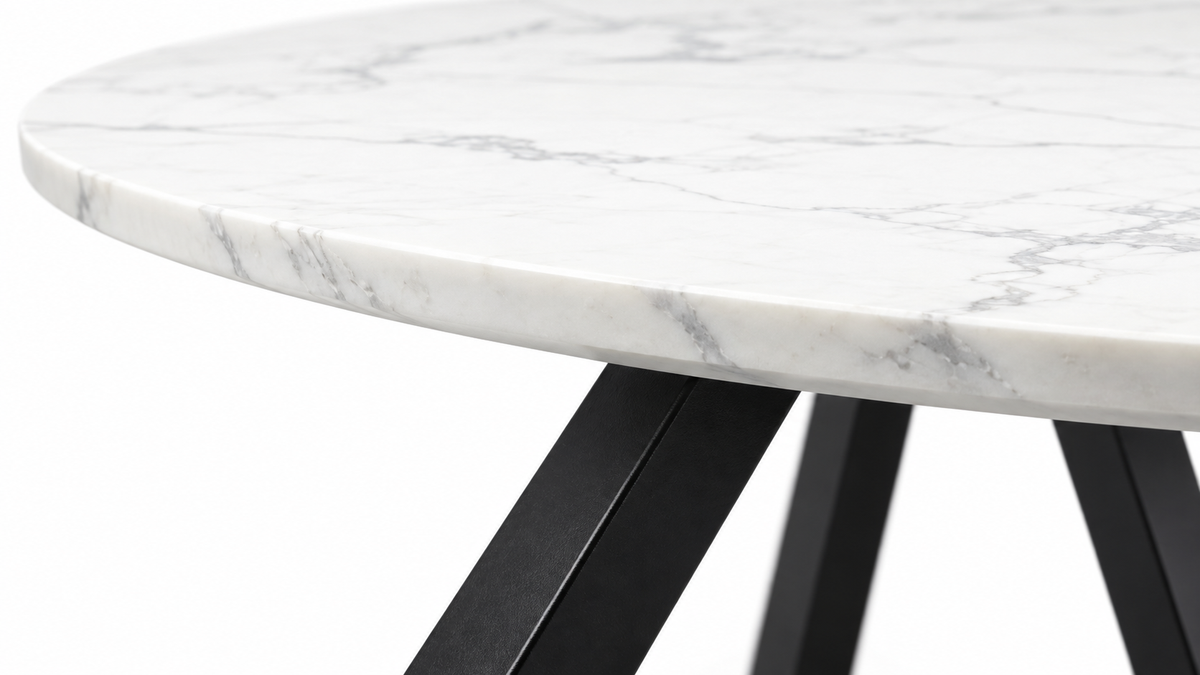 Detailfoto van Eettafel GYRUS 120 Wit