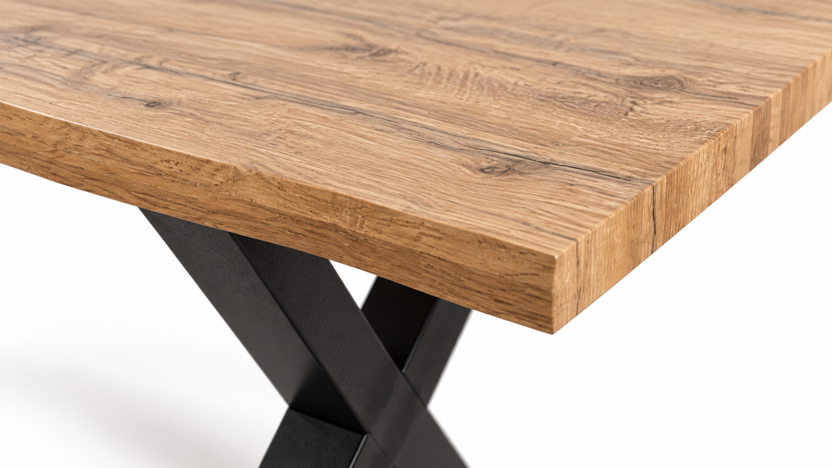 Detailfoto van Eettafel ROBUL 140 Naturel