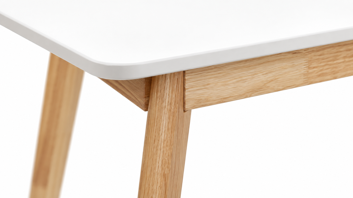 Detailfoto van Eettafel SCANDINAVIA Naturel 120