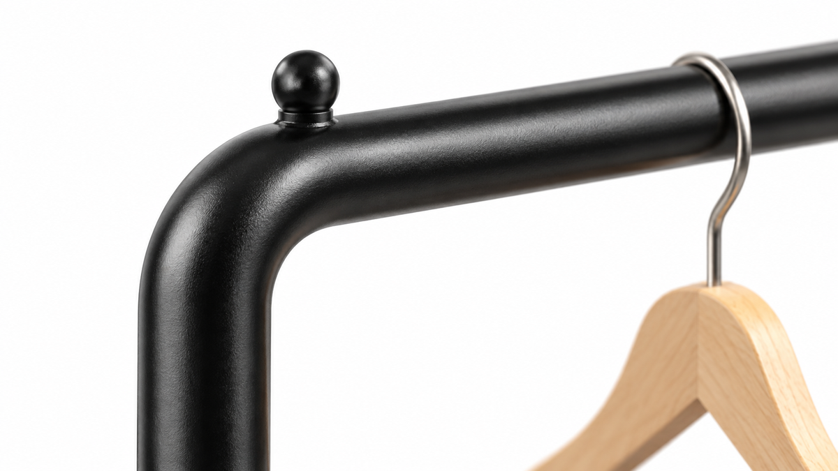 Detailfoto van Kledingrek L - Zwart