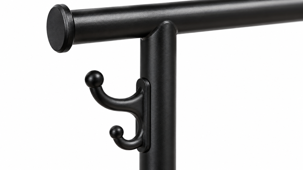 Detailfoto van Kledingrek XXL - Zwart