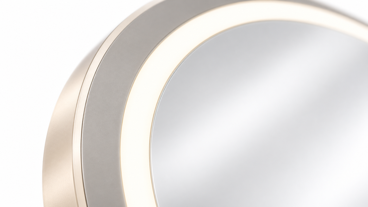 Detailfoto van Sound LED Badkamerspiegel - Bluetooth