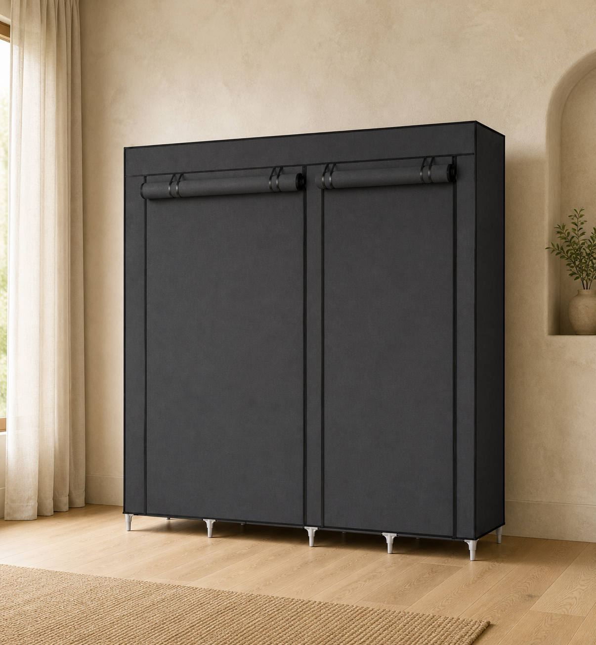 Sivableu Kledingkasten collectie in een rustig premium interieur