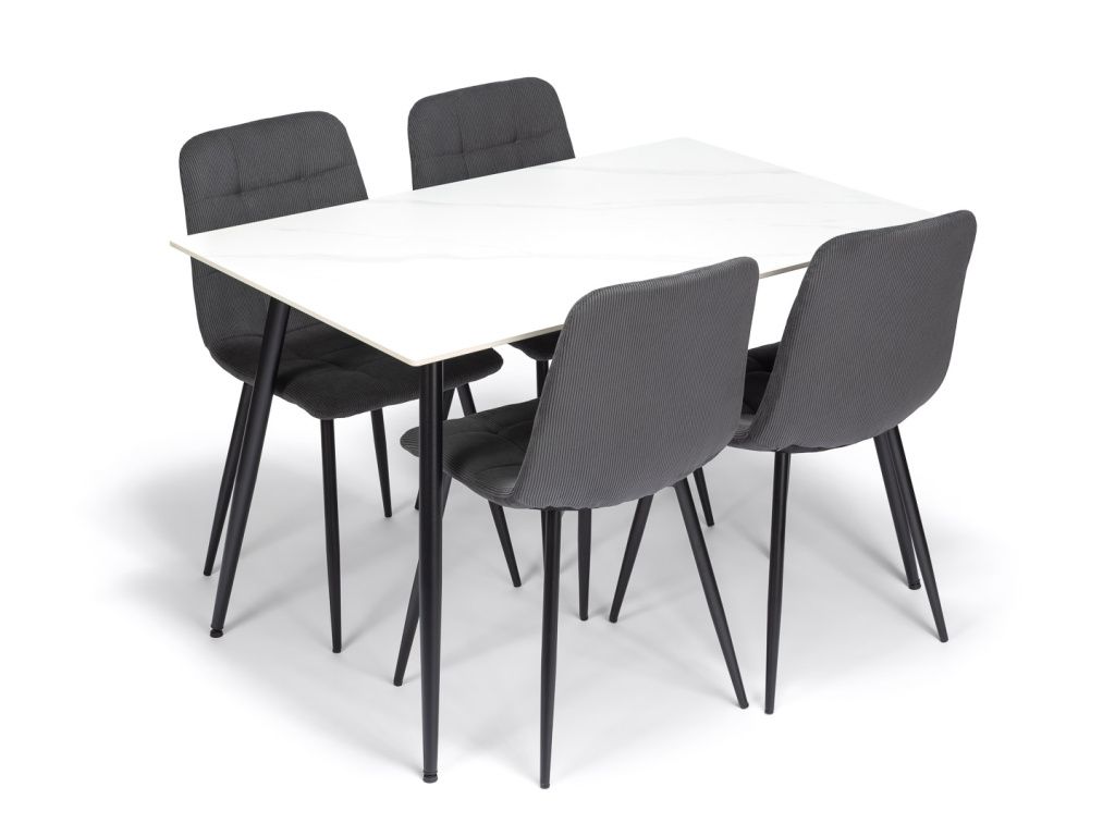 Eettafel CERAMON 120 Wit - afbeelding 2