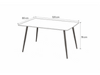 Eettafel CERAMON 120 Naturel - afbeelding 12