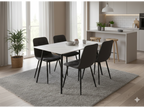 Eettafel CERAMON 140 Wit - afbeelding 3