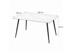 Eettafel CERAMON 140 Zwart - afbeelding 10