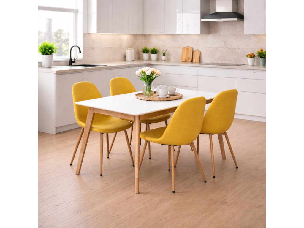 Eettafel SCANDINAVIA Naturel 120 - afbeelding 5
