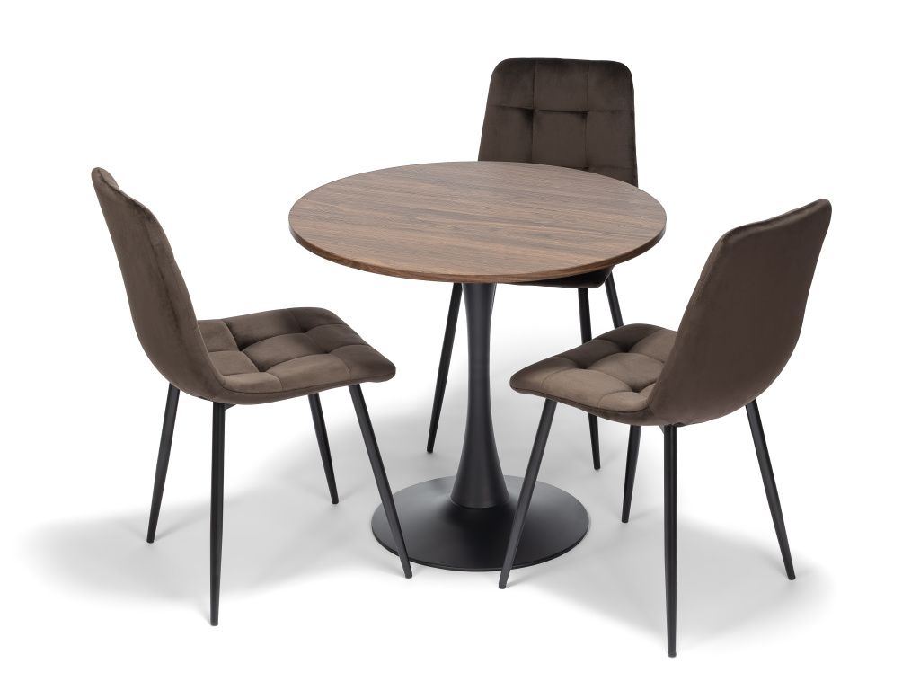 Eettafel ORBIS 80 Bruin - afbeelding 8