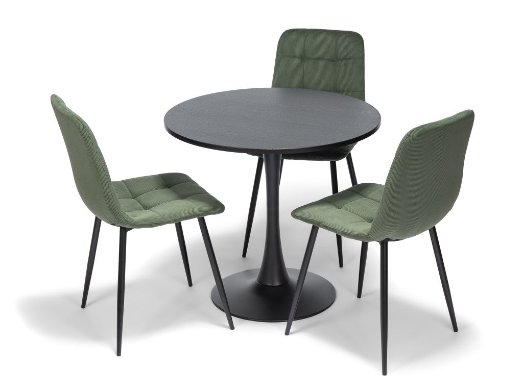 Eettafel ORBIS 80 Zwart - afbeelding 8