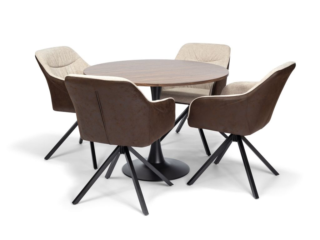 Eettafel ORBIS 100 Bruin - afbeelding 2