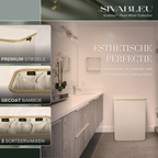Linen Wasmand 3 Vakken - Beige