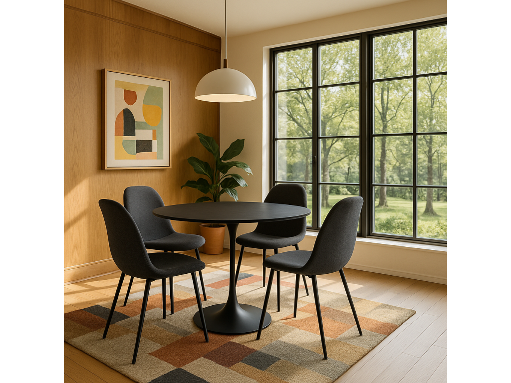 Eettafel ORBIS 100 Zwart - afbeelding 2