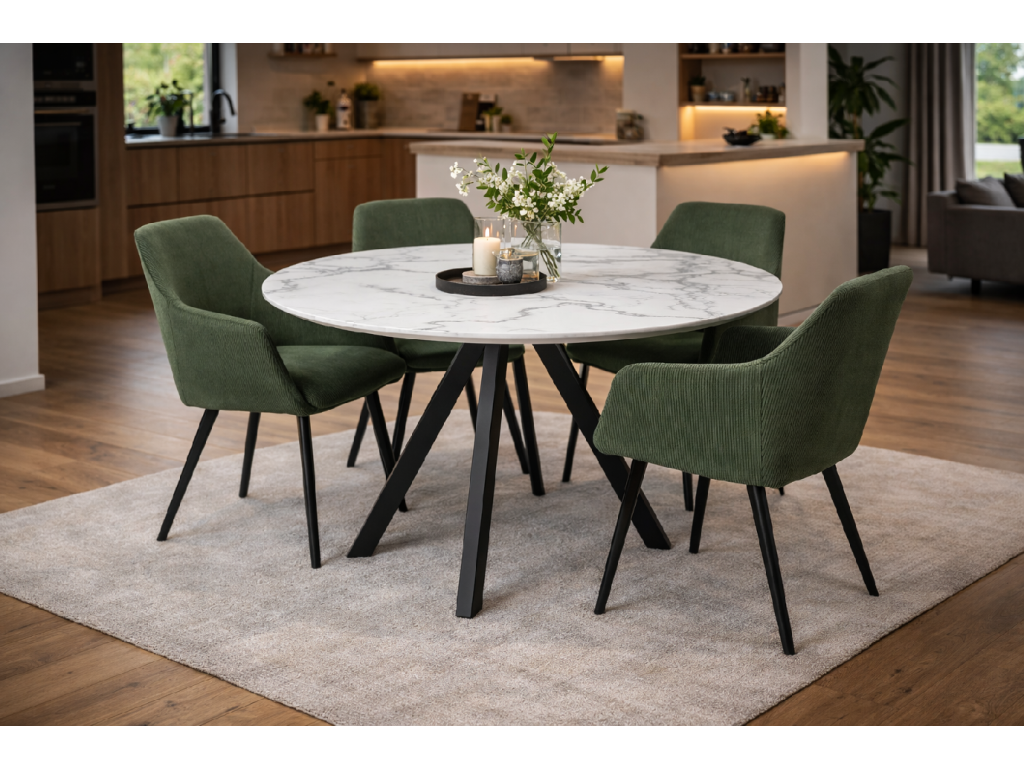 Eettafel GYRUS 120 Wit - afbeelding 6