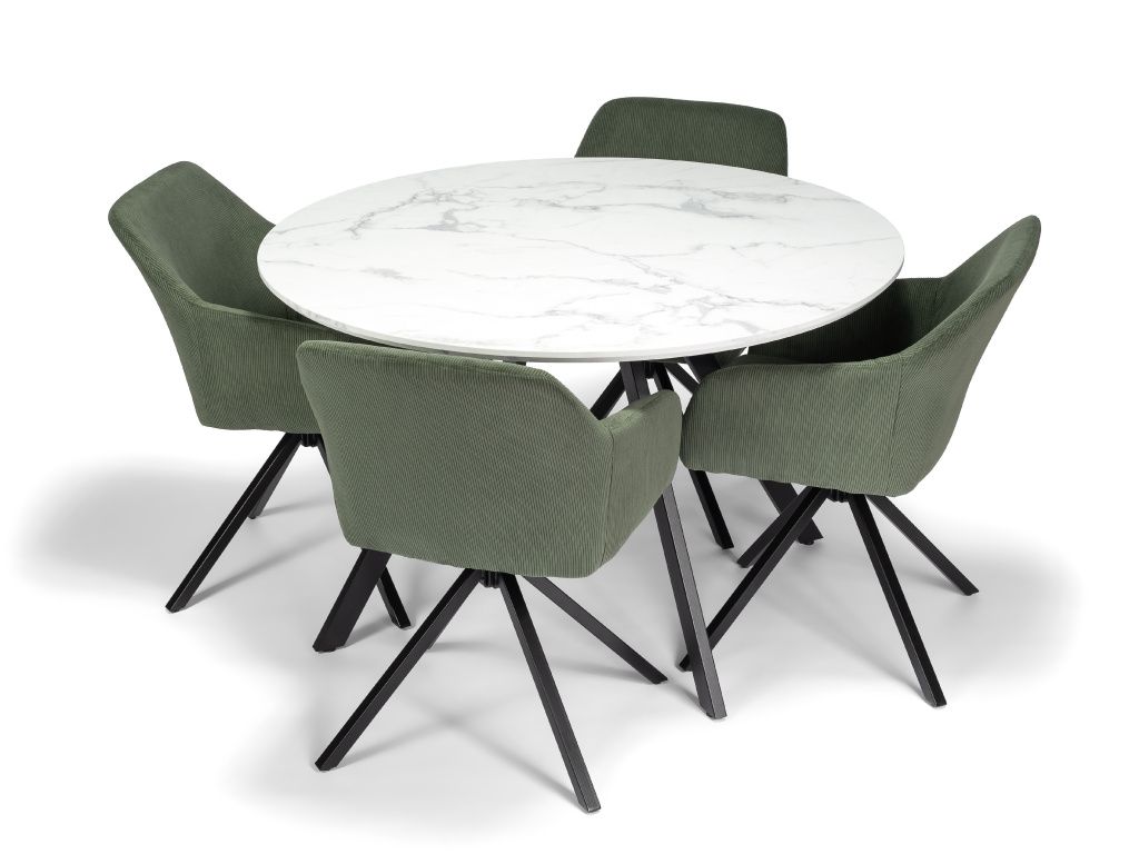 Eettafel GYRUS 120 Wit - afbeelding 5