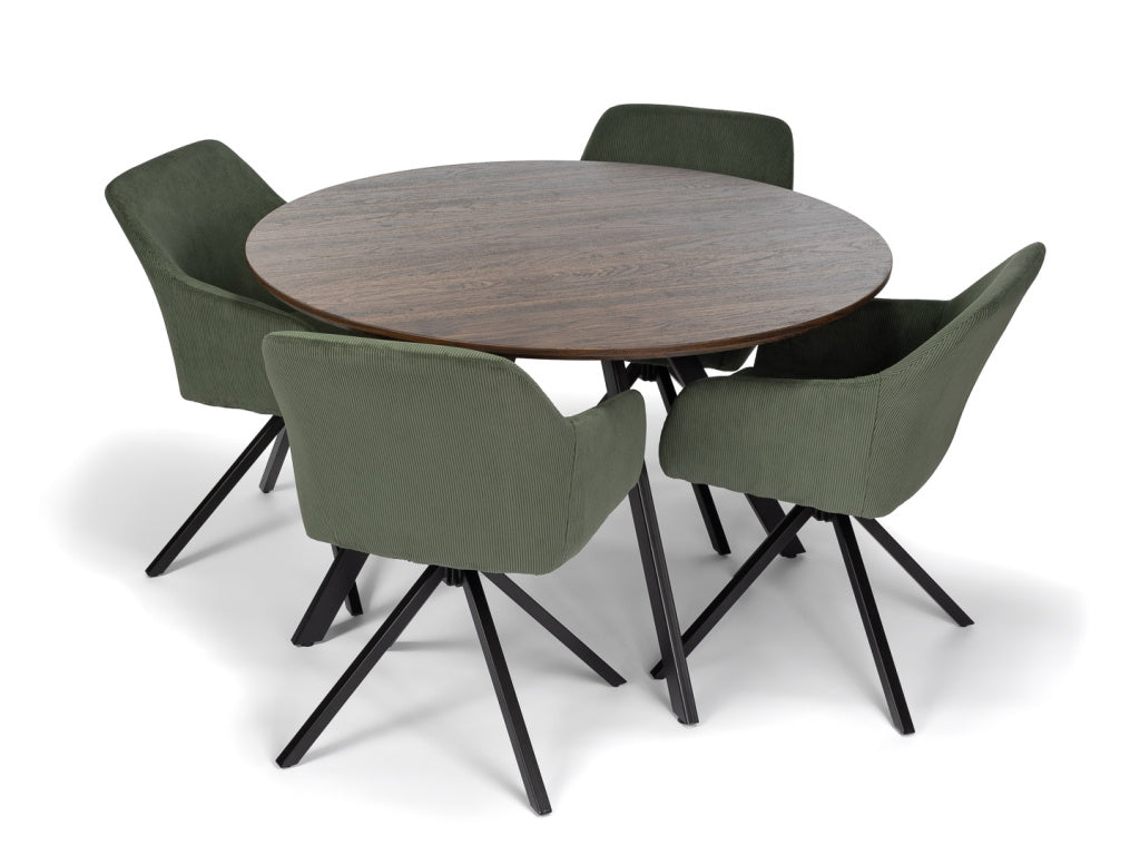 Eettafel GYRUS 120 Bruin - afbeelding 9