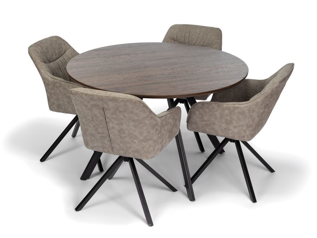 Eettafel GYRUS 120 Bruin - afbeelding 11