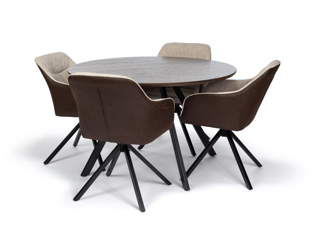 Eettafel GYRUS 120 Bruin - afbeelding 6