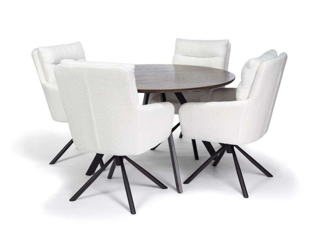 Eettafel GYRUS 120 Bruin - afbeelding 5