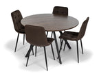 Eettafel GYRUS 120 Bruin - afbeelding 12