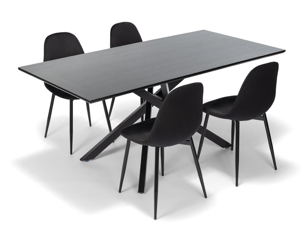 Eettafel NEROSS 180 Zwart - afbeelding 12