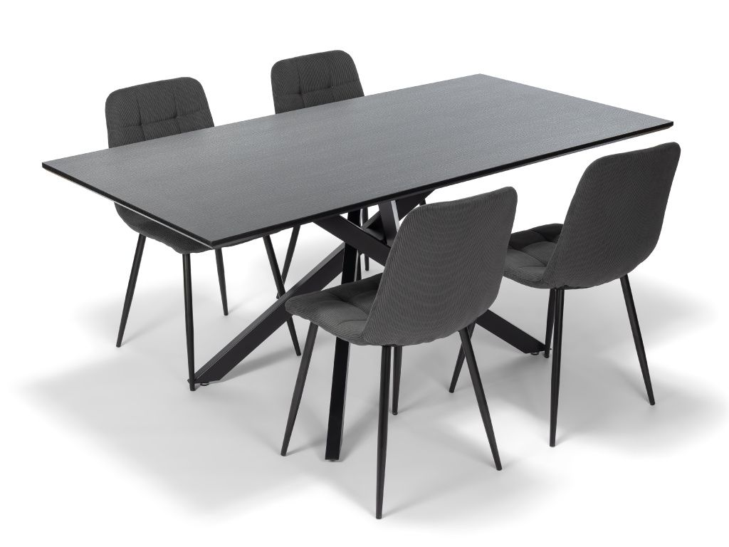 Eettafel NEROSS 180 Zwart - afbeelding 2