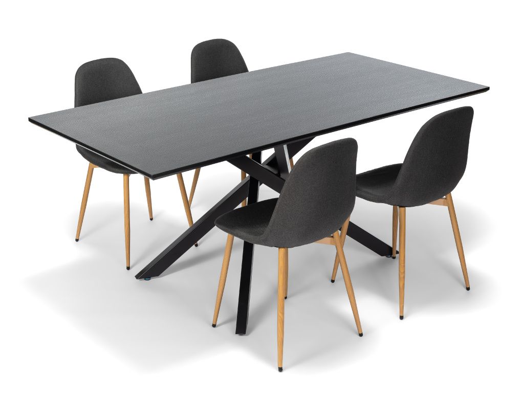 Eettafel NEROSS 180 Zwart - afbeelding 11