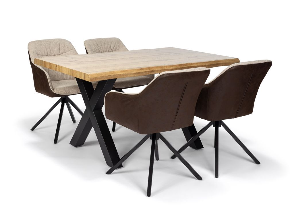 Eettafel ROBUL 160 Naturel - afbeelding 2