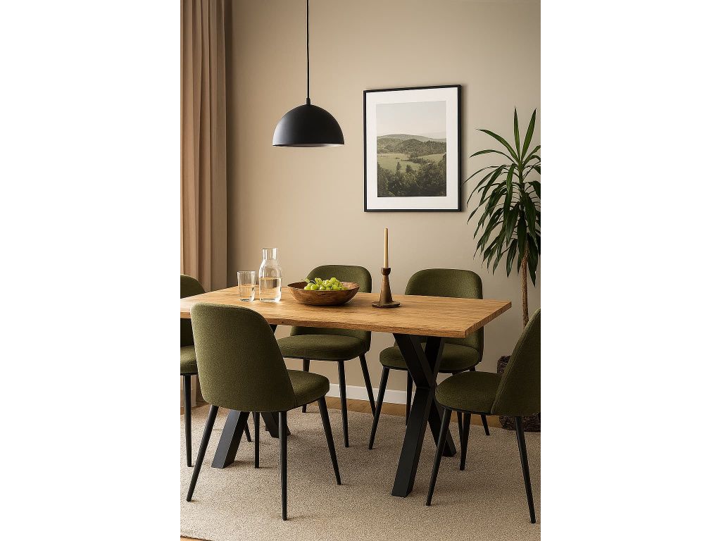 Eettafel ROBUL 200 Naturel - afbeelding 9