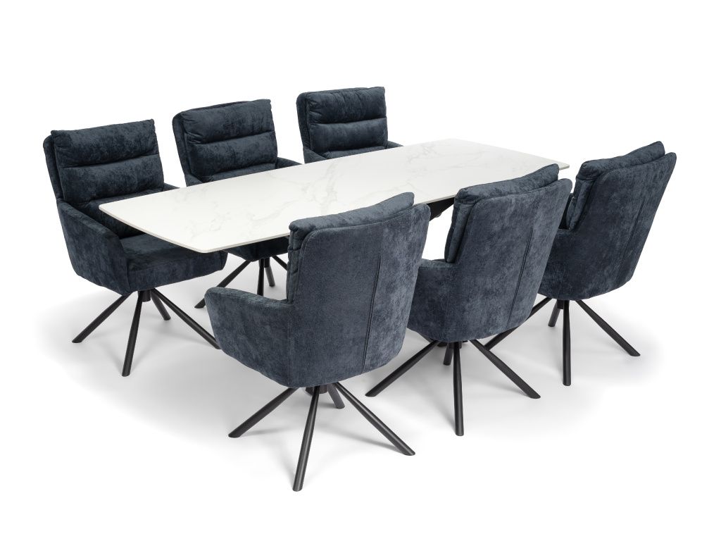 Eettafel TERRON 200 Wit - afbeelding 3