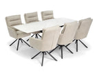 Eettafel TERRON 200 Wit - afbeelding 7