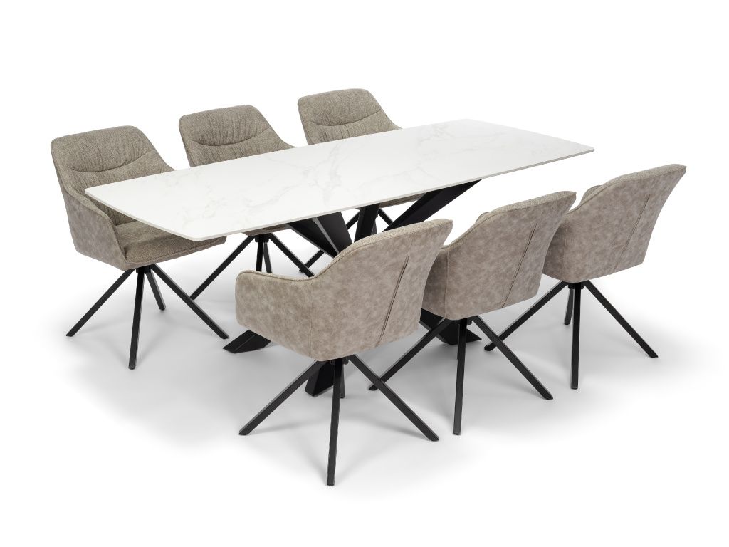Eettafel TERRON 200 Wit - afbeelding 8