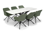Eettafel TERRON 200 Wit - afbeelding 9