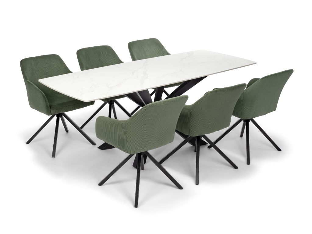 Eettafel TERRON 200 Wit - afbeelding 9