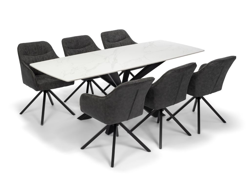 Eettafel TERRON 200 Wit - afbeelding 10