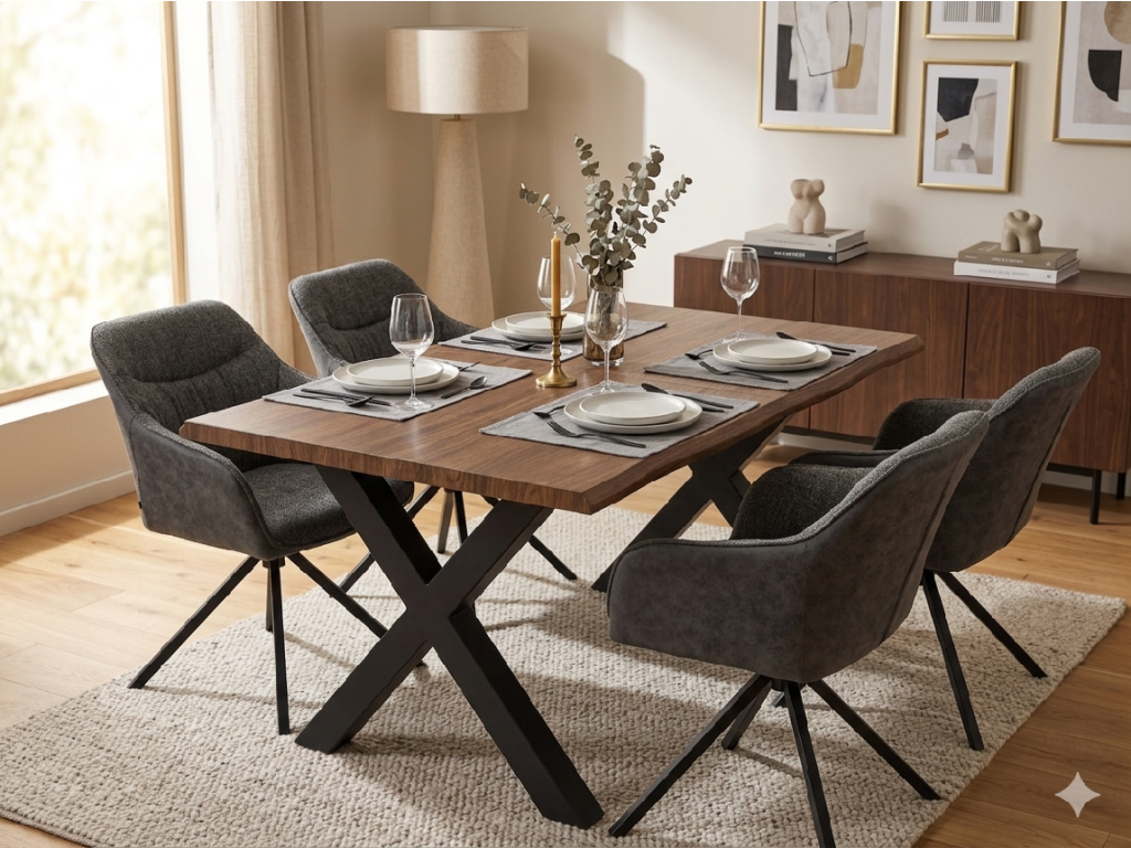 Eettafel EBON Naturel - afbeelding 3