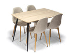 Eettafel CERAMON 120 Naturel detailafbeelding 4