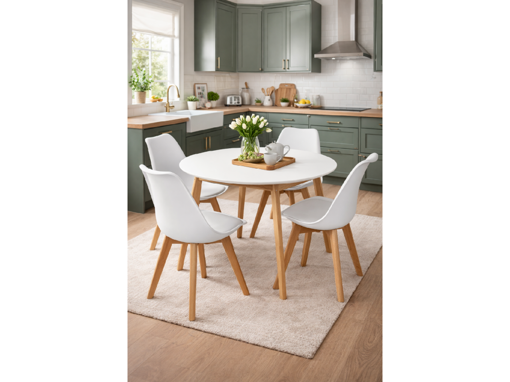 Eettafel SCANDINAVIA Naturel 105 detailafbeelding 3