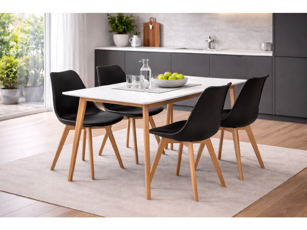 Eettafel SCANDINAVIA Naturel 120 detailafbeelding 3