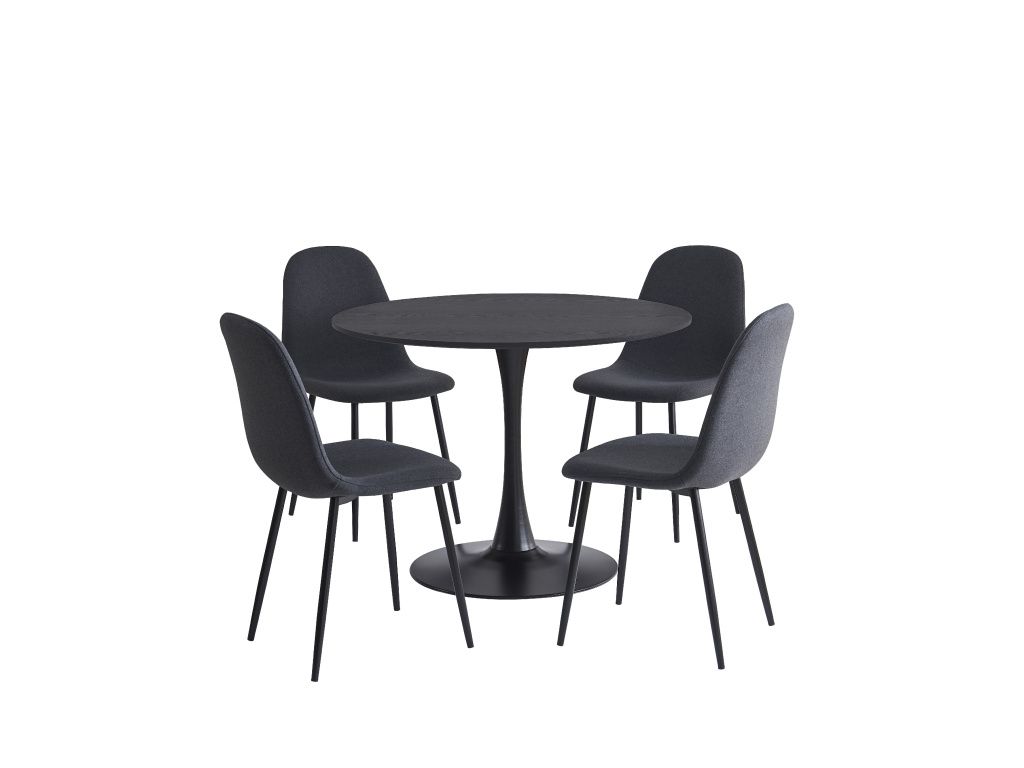 Eettafel ORBIS 100 Zwart detailafbeelding 5
