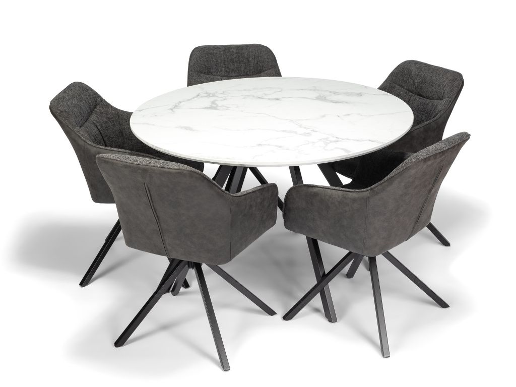 Eettafel GYRUS 120 Wit detailafbeelding 3