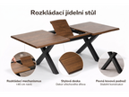 Eettafel EBON Naturel detailafbeelding 2
