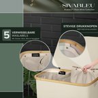 Linen Wasmand 3 Vakken - Beige