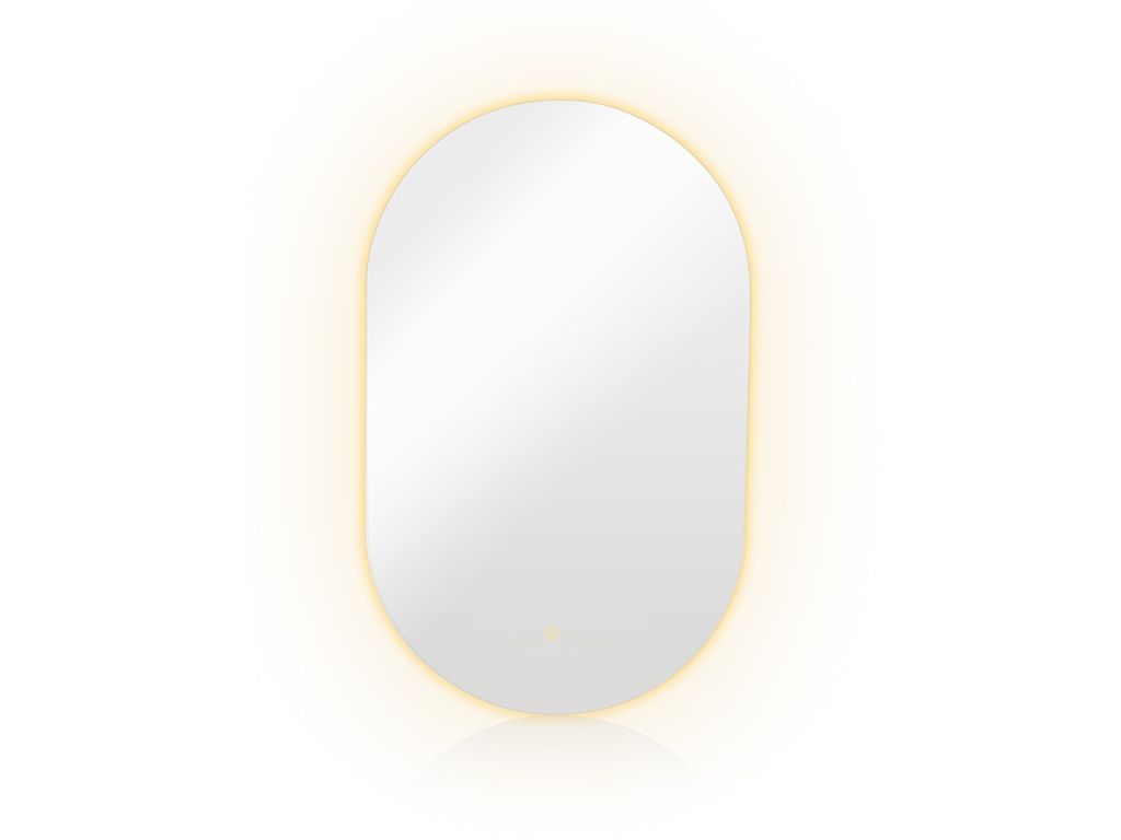 Ovelia Ovale LED Badkamerspiegel - 50 x 80 cm