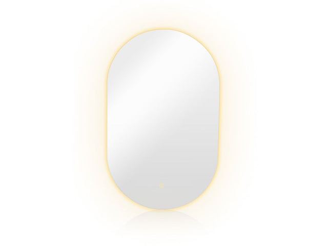 Ovelia Ovale LED Badkamerspiegel - 50 x 80 cm