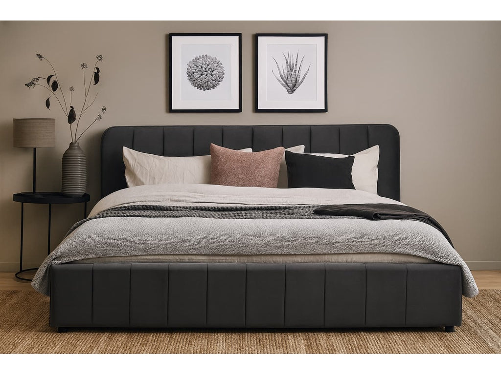 Avena Opbergbed met Gestoffeerd Hoofdbord - afbeelding 44