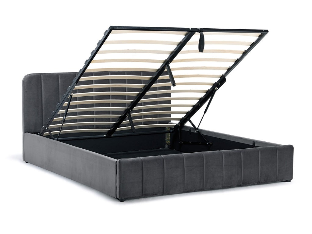 Avena Opbergbed met Gestoffeerd Hoofdbord - afbeelding 46