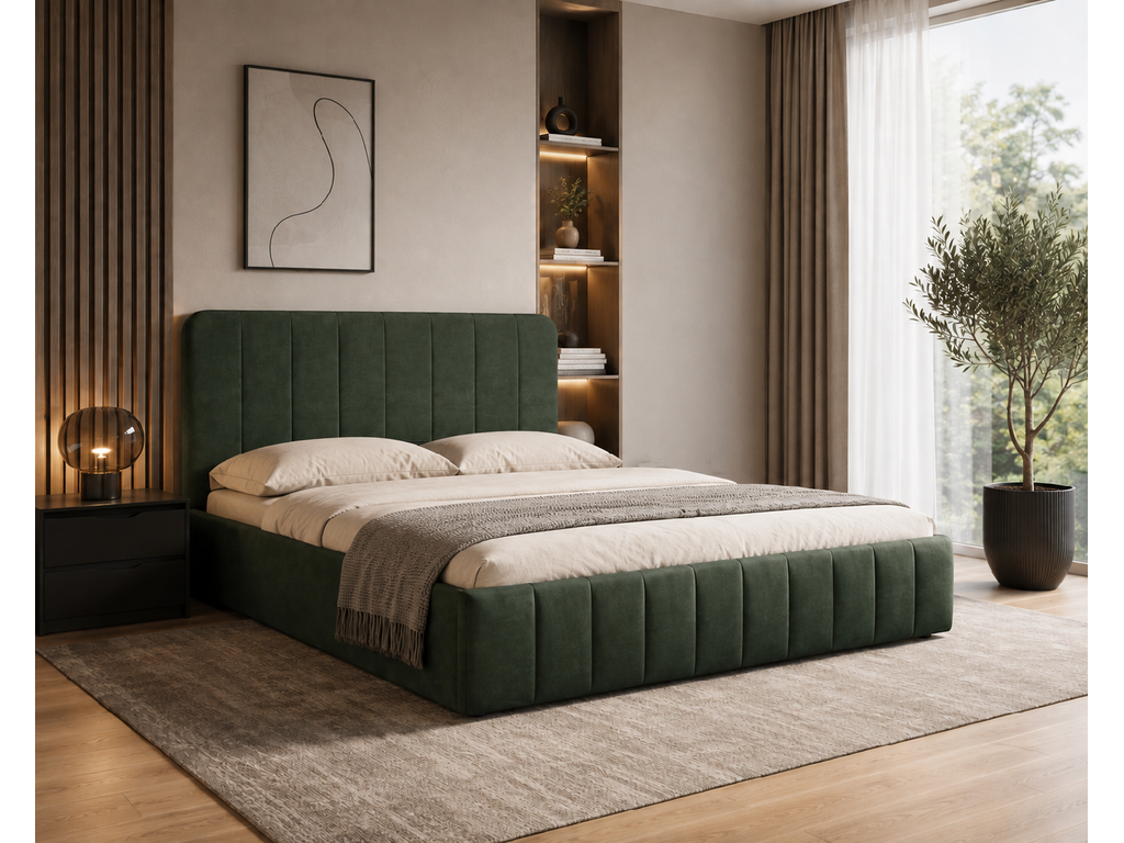 Avena Opbergbed met Gestoffeerd Hoofdbord - afbeelding 7