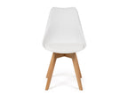 Scandinavia Eettafelset met 4 Scandino Stoelen - Wit - afbeelding 6